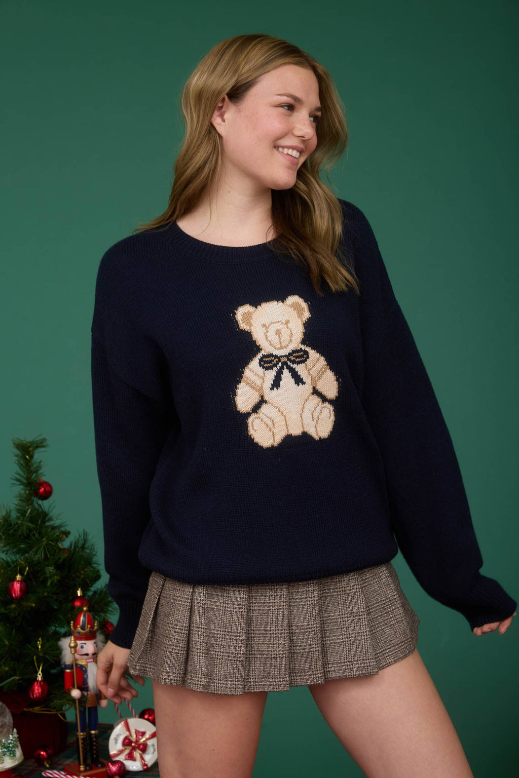 Teddy Crew Neck Sweater