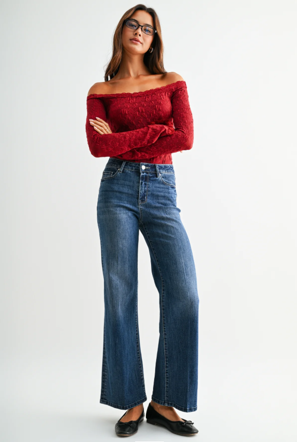 High Rise Wide Leg - MDP-W4124A