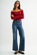 High Rise Wide Leg - MDP-W4124A