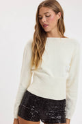 Waistline Knit Sweater