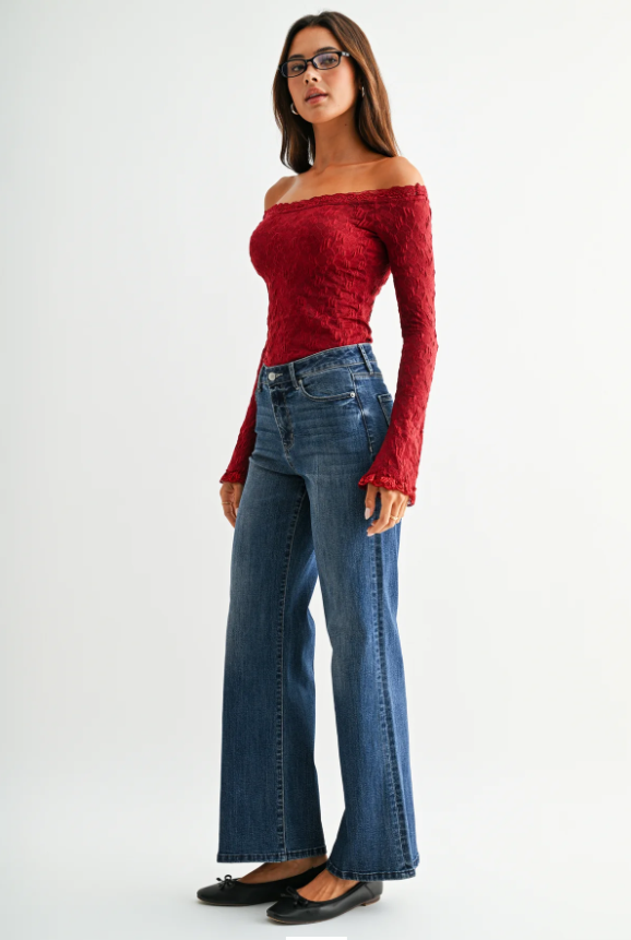 High Rise Wide Leg - MDP-W4124A