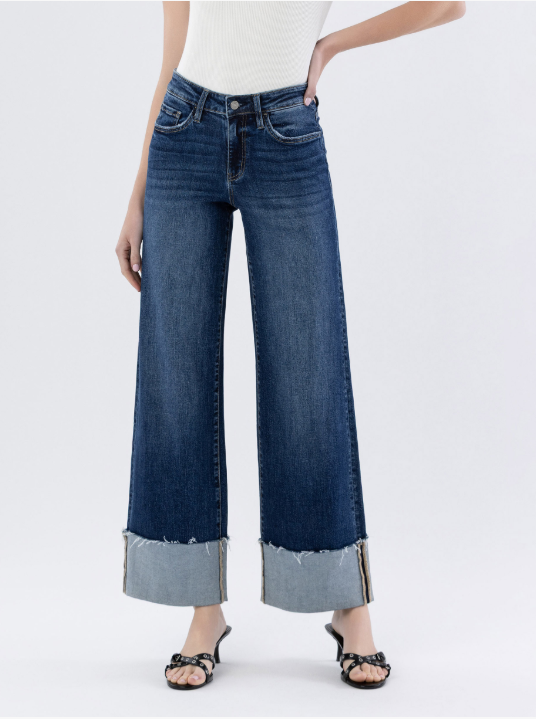 High Rise Cuffed Wide Leg - LV1664