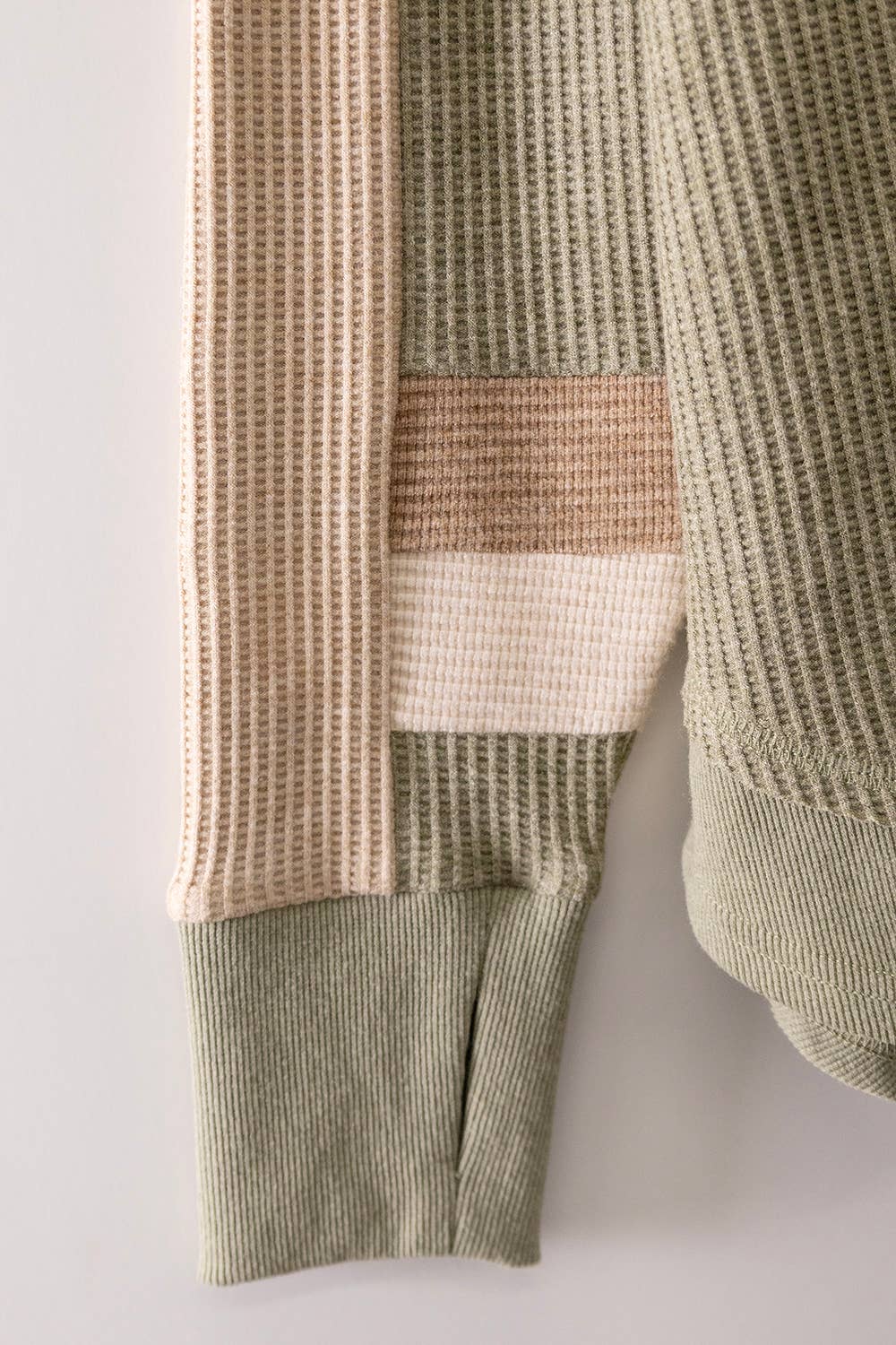Waffle Knit Pullover Sweater