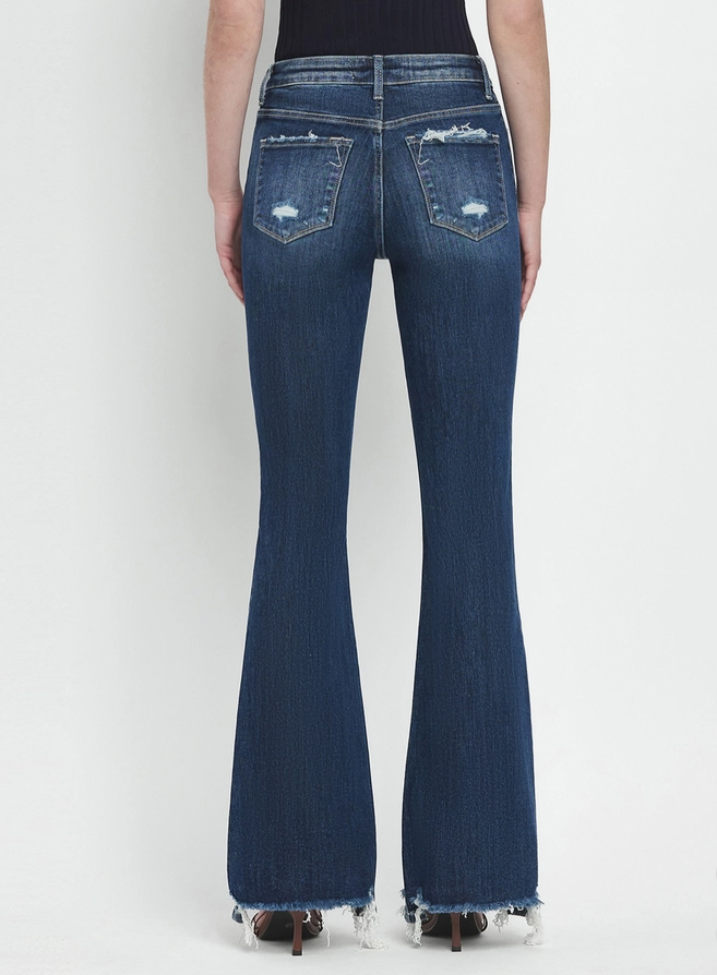 High Rise Flare Jeans - LV1011