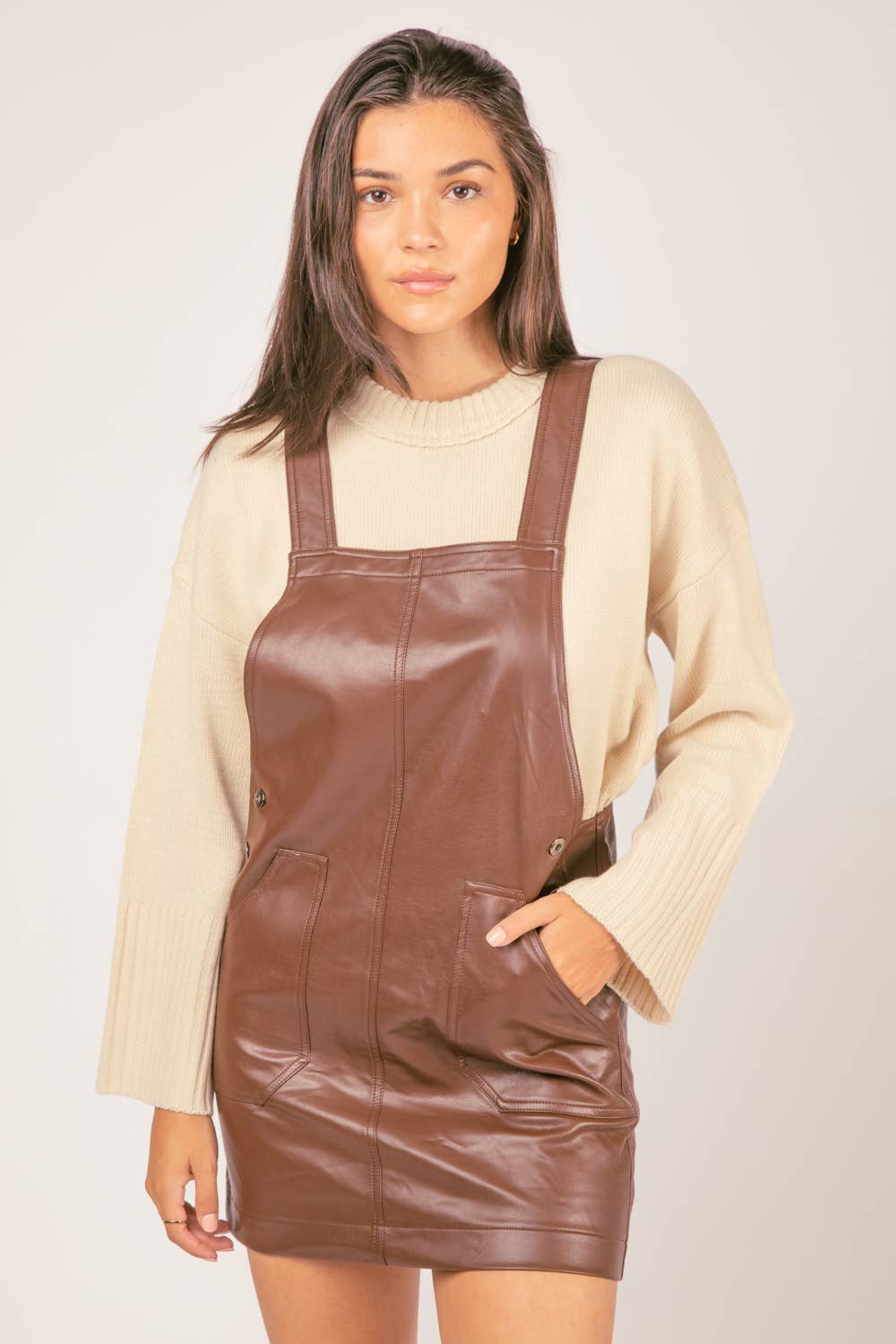 Overall Mini Dress