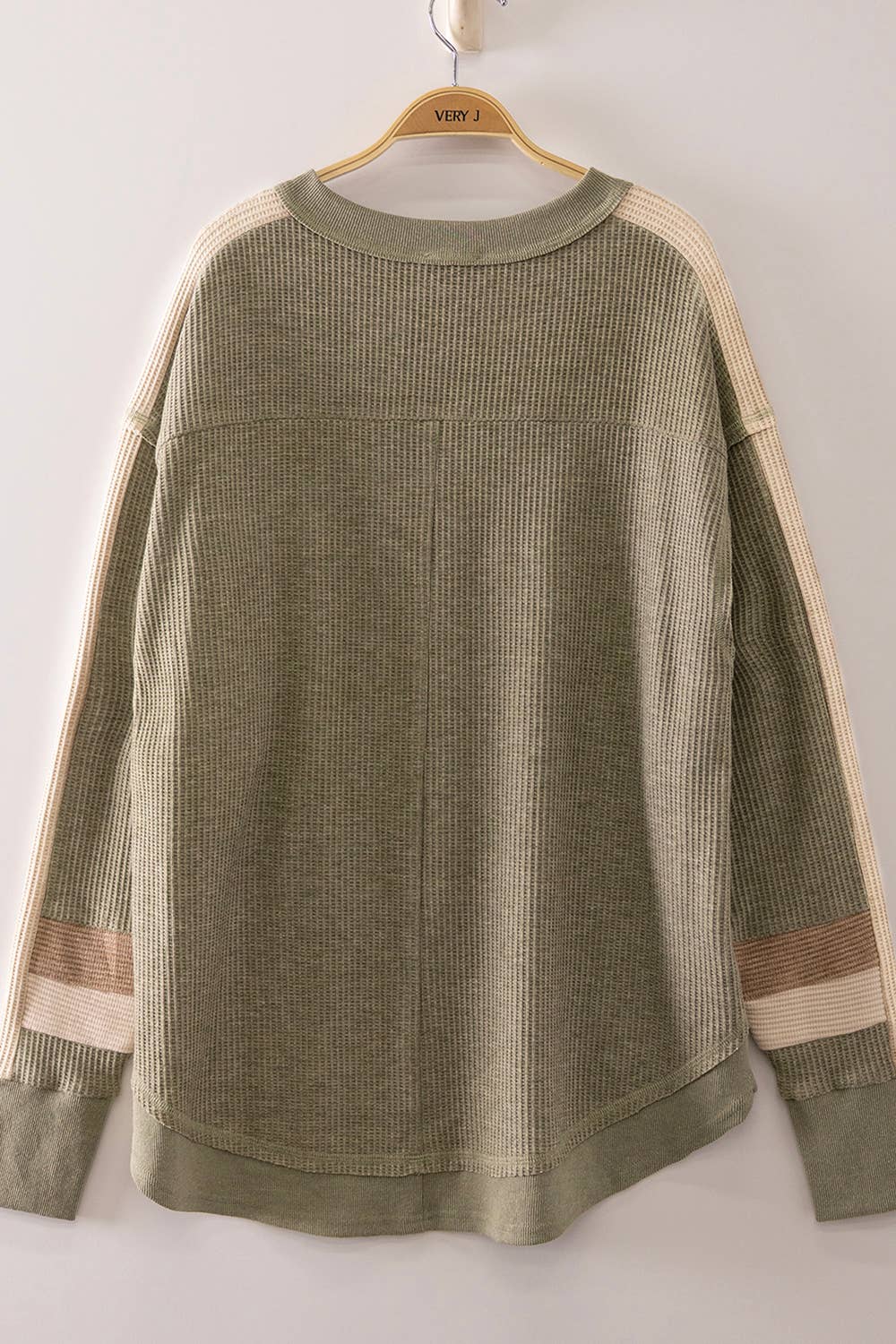 Waffle Knit Pullover Sweater