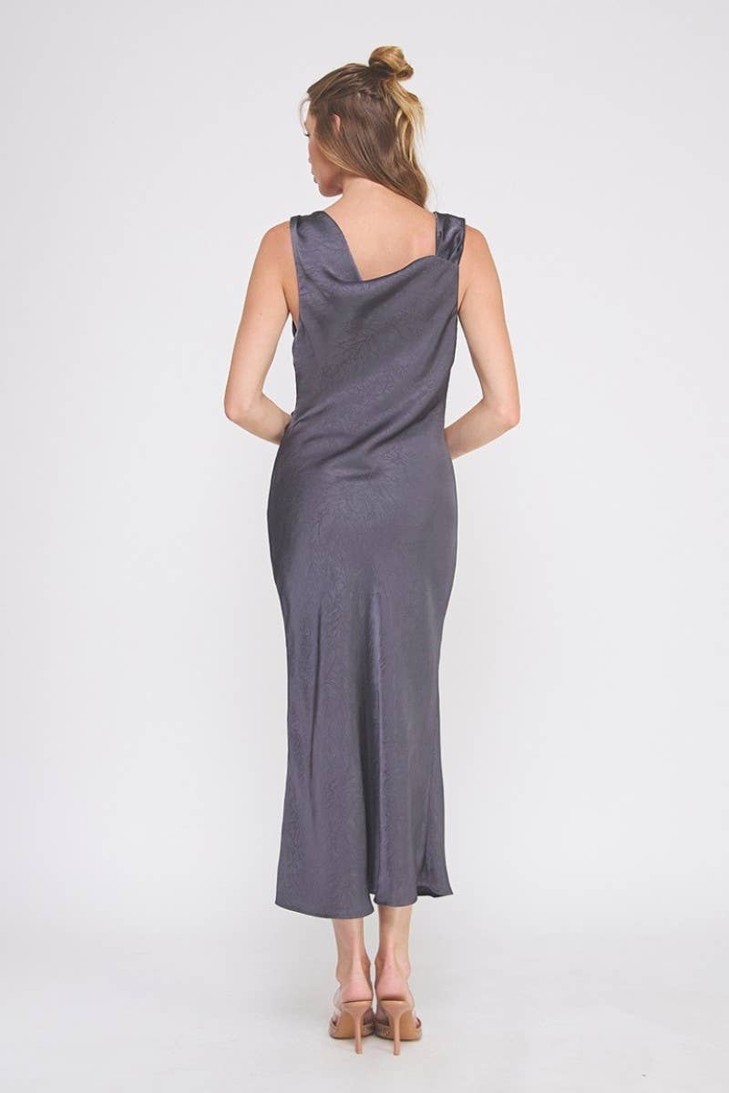 Draped Midi Dress