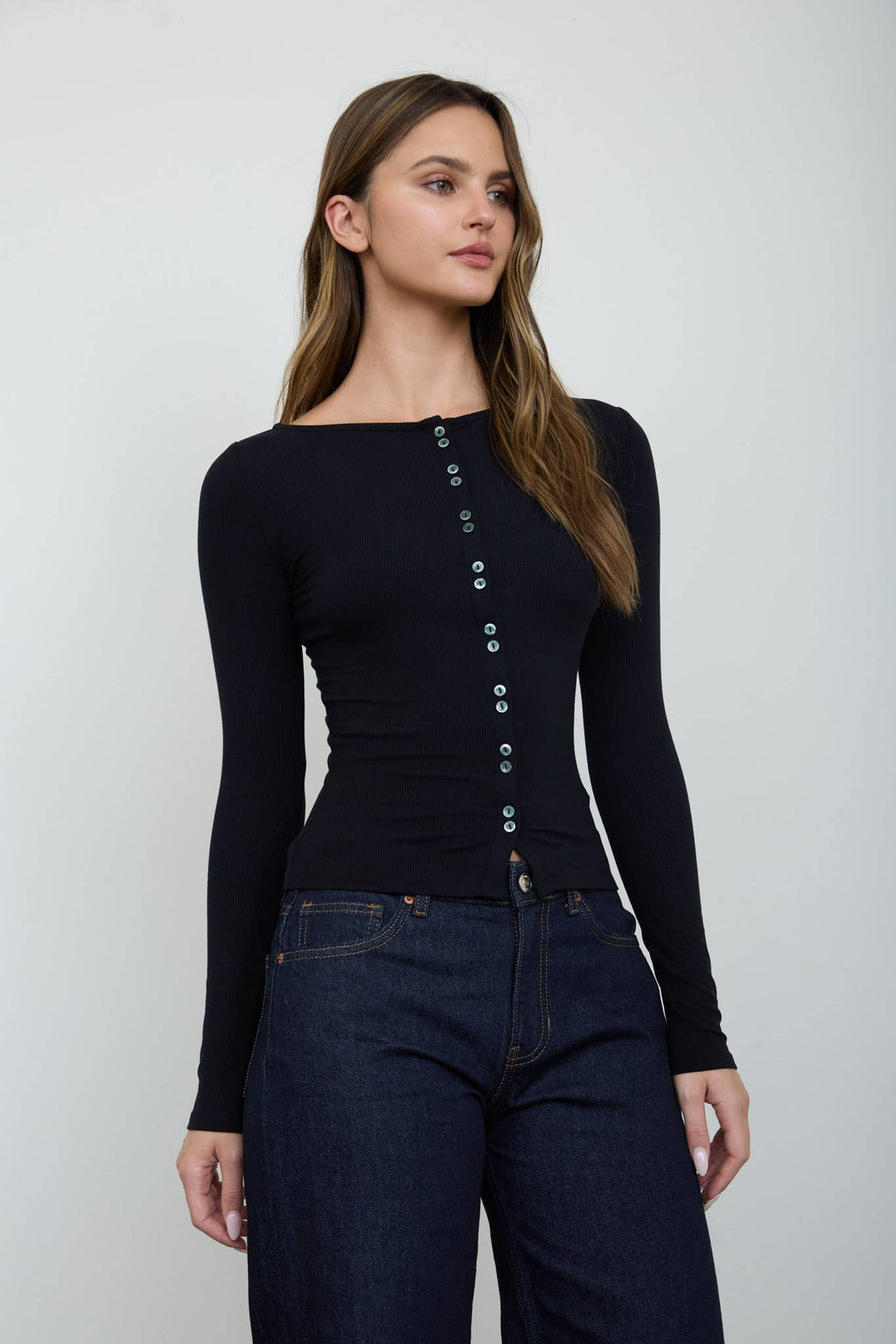 Boat Neck Cardigan