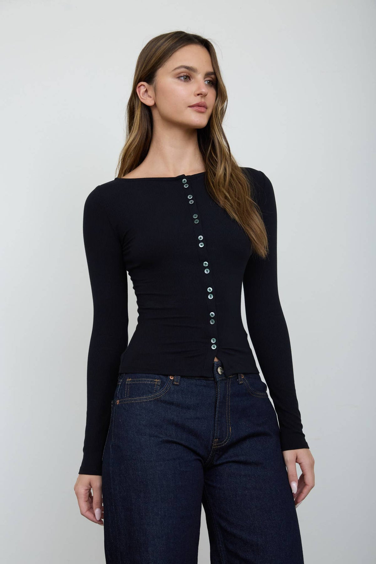Boat Neck Cardigan