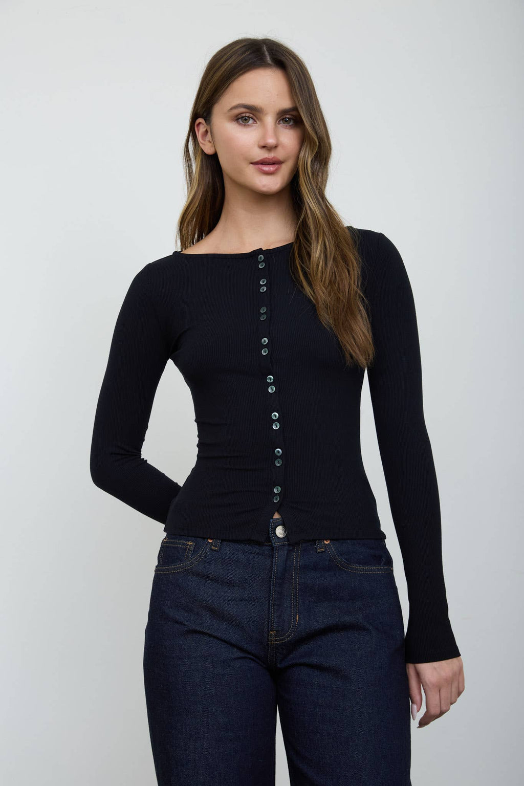 Boat Neck Cardigan
