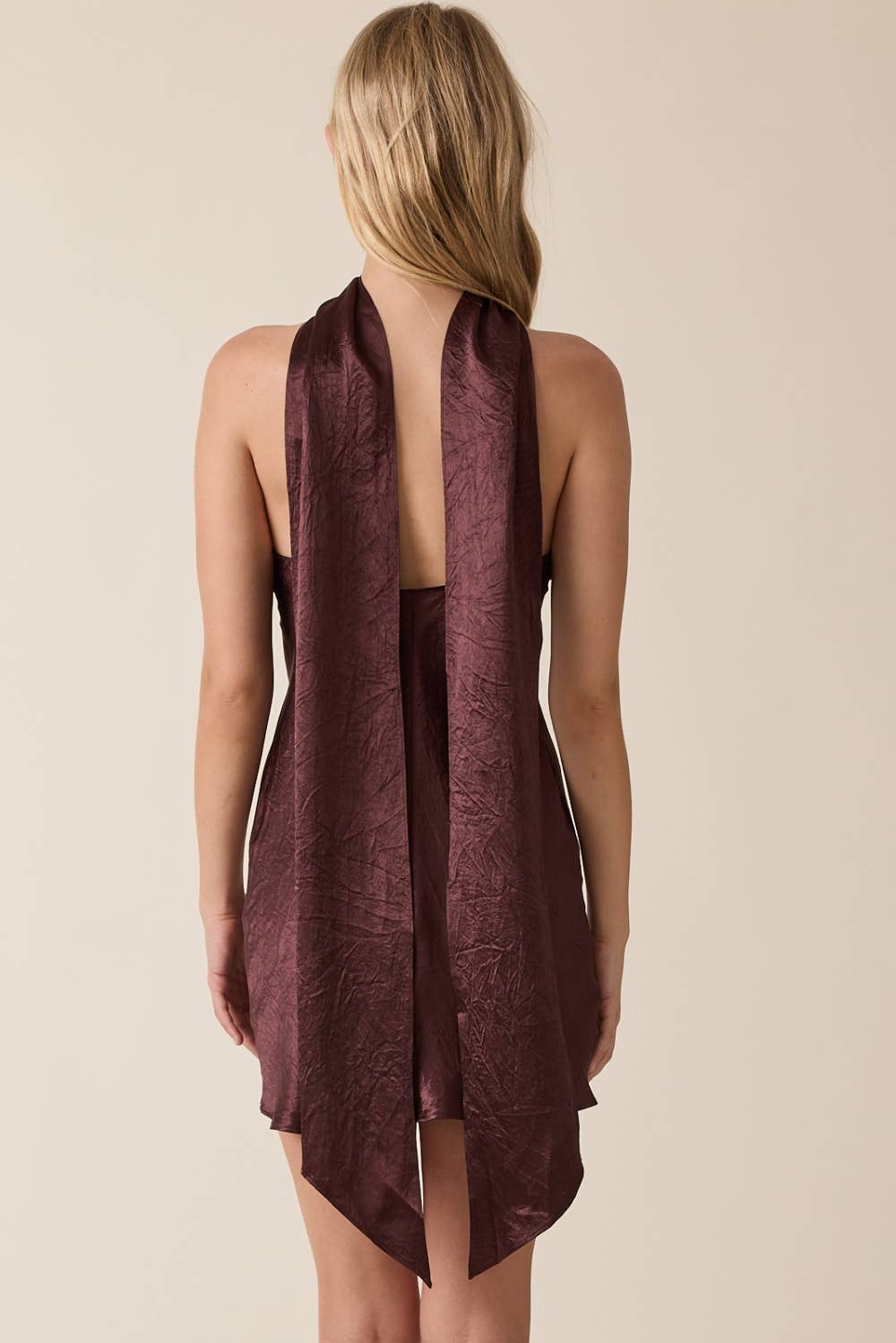 Long Scarf Mini Dress