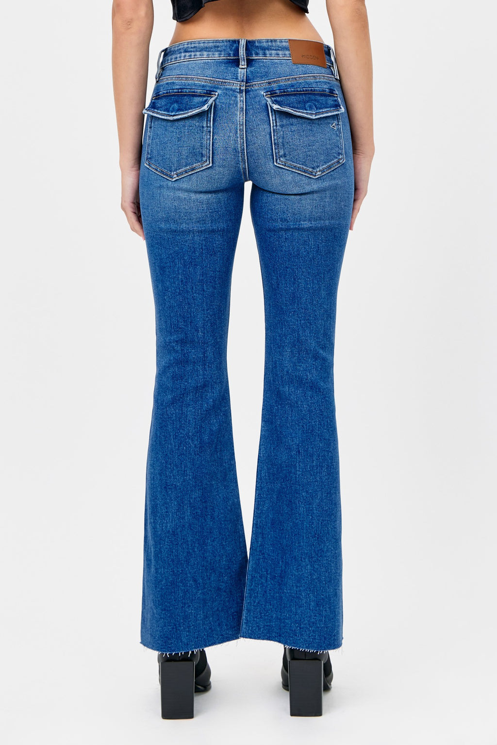 HAPPI - Mid Rise Flare Jeans